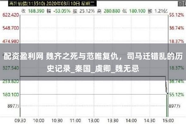 配资盈利网 魏齐之死与范睢复仇，司马迁错乱的历史记录_秦国_虞卿_魏无忌